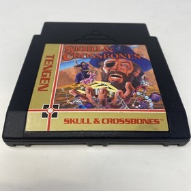 Skull & Crossbones (NES, 1990) Authentic Tengen Cart Only Tested