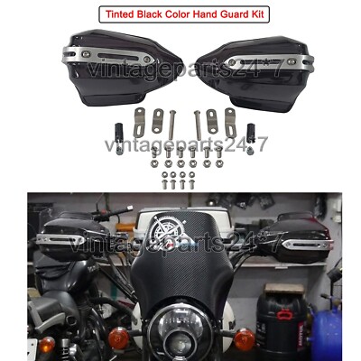 Royal Enfield Classic Reborn & Meteor 350 Handschutz-Set, schwarz getönt