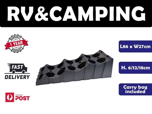 ADVENTU Levelling Ramps With Carry Bag for Caravan, Camper Trailer RV ...