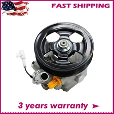 Power Steering Pump w/ Pulley For Subaru 2004-2007 Impreza 2.0L WRX 2.5L H4 Gas