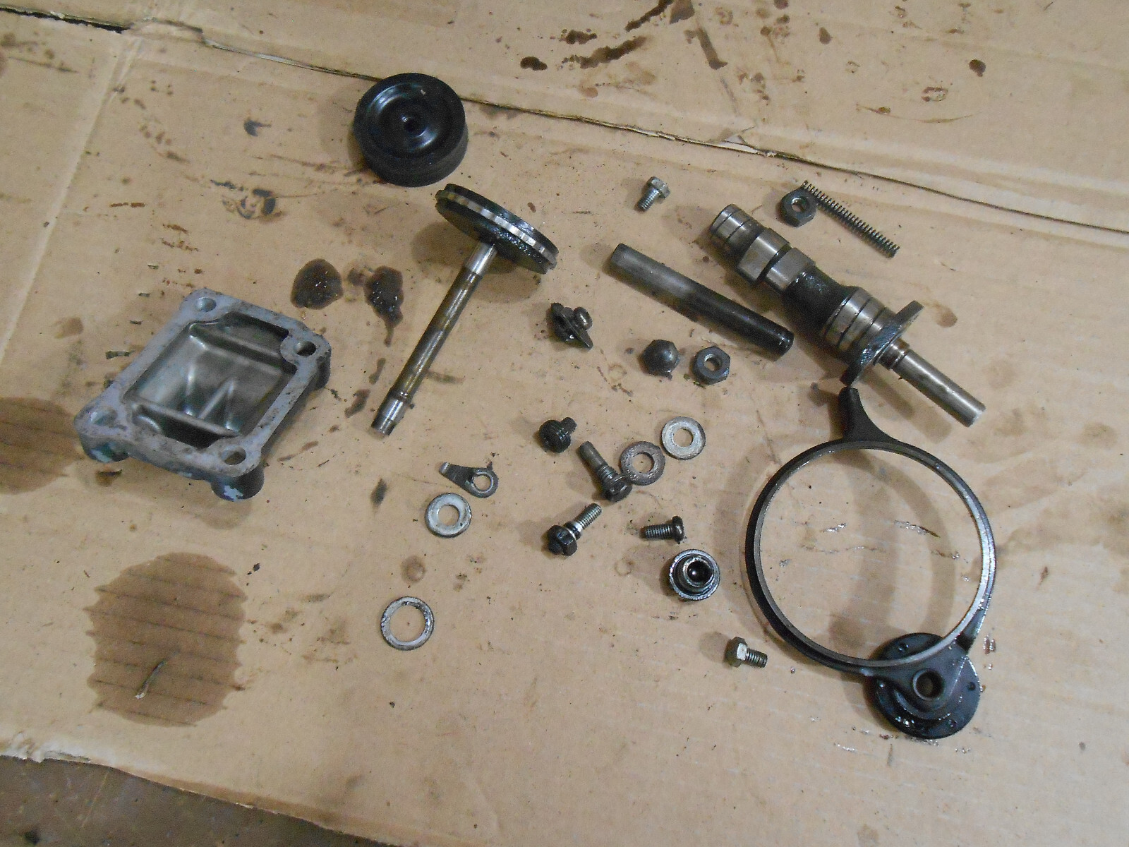 Honda ATC 110 ATC110 3 wheeler 1981 81 camshaft cylinder head parts ...