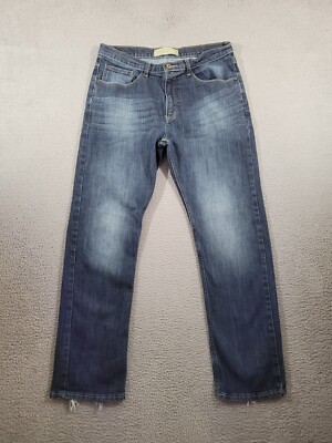 Wrangler Jeans Mens 32X29 Blue Dark Wash Straight Western Chore Barn  Workwear