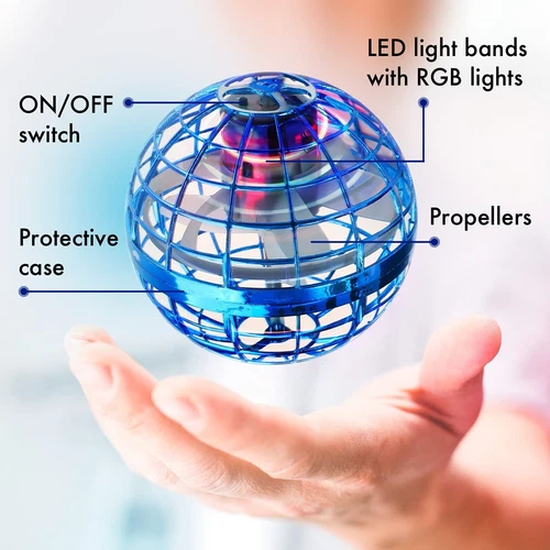 Neu Hover Ball Fliegender Ball LED Spinner Ball Flying Orb Kinder Spielzeug Gift - Bild 4 von 17