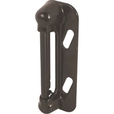 Screen & Storm Door Strike Plate HH 44-2988 Wood Or Metal Storm Doors Black