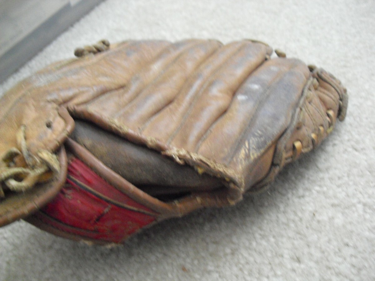 Vintage 1960s Rawlings GJ 99 Mickey Mantle Leather Baseball Glove