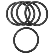 5PS Singing Bowl Ring Sound Cushion Rings for Crystal Washer Black Meditation