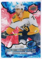2021-22 UPPER DECK ICE PREMIERES RED FREDERIC ALLARD 377/399 NASHVILLE PREDATORS