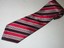 Nova-Jz-Richards-Gravata-Listra-Vermelho-De-Volta-Prata-Luxo-Designer-Gravata-masculina-de-seda miniatura 2
