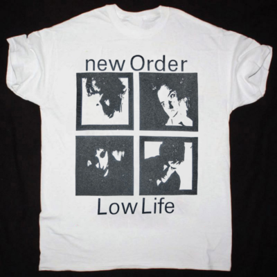 New Order - Low-Life Short Sleeve Cotton White Unisex Shirt AH1260 