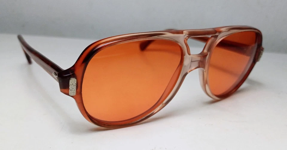 Gafas de sol de piloto AMERICAN OPTICAL de los años 50 hechas en EE. UU. Gafas de aviador Top Gun   Foto 2 de 4