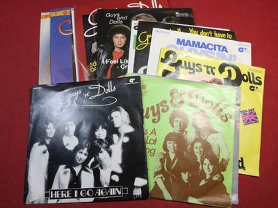 Guys 'n Dolls  SAMMLUNG / COLLECTION 12x 7'' Single - CNR Magnet Ariola EMI