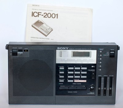 Sony ICF-2001 FM/AM/SSB/CW  Radio Weltempfänger
