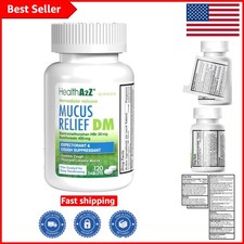 Dextromethorphan HBr 20mg Guaifenesin 400mg - 120 Count Cough Relief Tablets