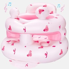 Inflatable Baby Seat for Babies 3-36 Months  Squeaky Sound  Anti-Fall Design
