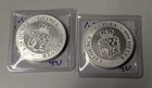 Lot of 2 - 2022 St Helena 1.25 oz .999 Silver Coins  2.5oz total - A294