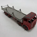 vintage Dinky Supertoys 905 Foden flat truck with chains in red and grey