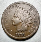 1878  INDIAN CENT  VG/FINE   BETTER DATE  #2203
