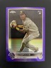 2022 Topps Chrome Update CJ Abrams RC Debut Purple Refractor #USC102 Rookie