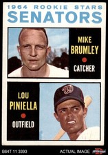 1964 Topps #167 Lou Piniella / Mike Brumley Senators RCs RC 4.5 - VG/EX+
