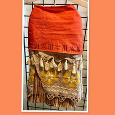 Disney Moana Costume Girls Size 5-6, Grass Tassel Skirt