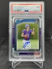 2024 Donruss Optic J.J. McCarthy RC Rated Rookie On Card Auto 088/325 PSA 9 #235