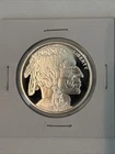 1 Troy Oz Silver Golden State Buffalo Round - 0.999 Fine Silver