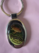 Puerto Rico Coqu  Frog Metal Keychain