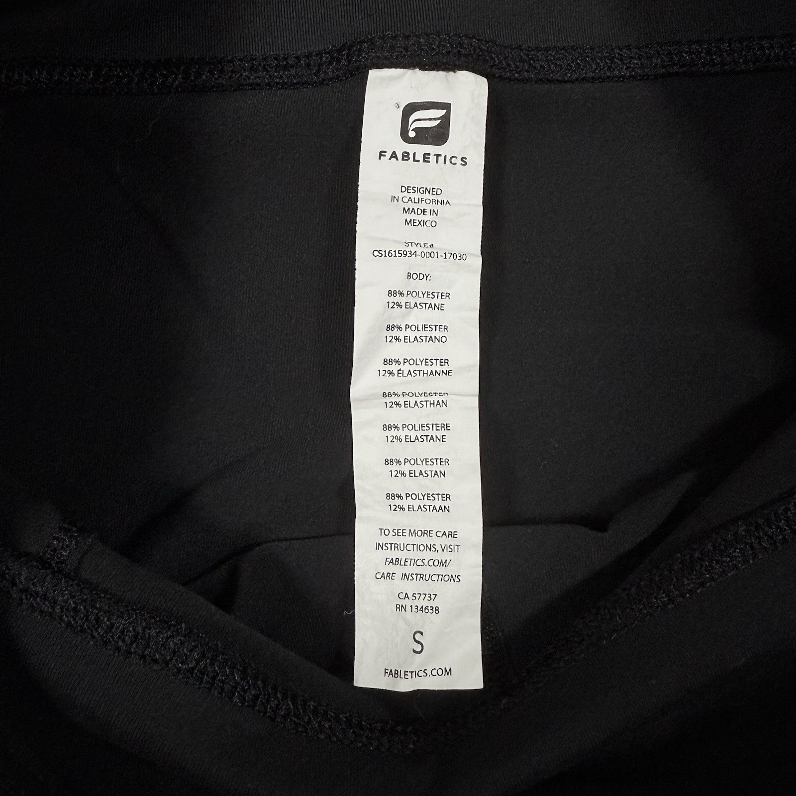 Fabletics Buffy Capri Mesh Legging For Women's Si… - image 4