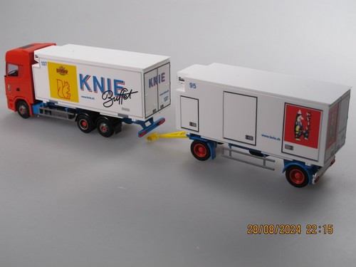 AWM Scania S treno frigorifero sospeso buffet circo ginocchio 1:87 H0 Limited - Foto 3 di 6