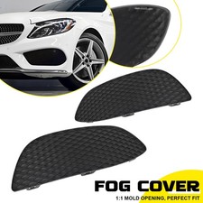 Front Left Right Bumper Fog Light Cover Grille For Mercedes Benz C300 2015-2018 Front Left Right Bumper Fog Light Cover Grille For Mercedes Benz C300 2015-2018