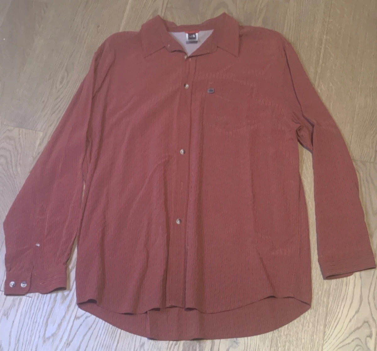 North Face Long Sleeve Button Up Men's XL Shirt Red (N1125428)
Opens in a new window or tab