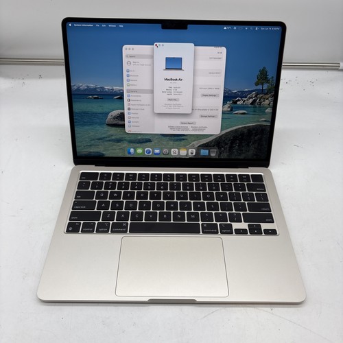 13" 2022, MacBook Air, MLXW3LL/A, Apple M2, 256GB, 8GB, 8C
