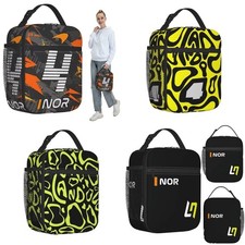 McLaren F1 Driver Lando Norris LN4 Insulated Lunch Bag Food Box - Brand New!