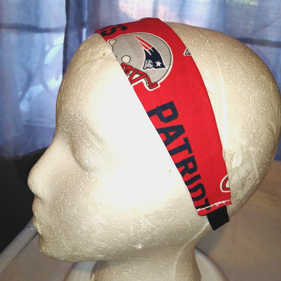 NFL New England Patriots Fabric Headband for Woman/Head Wrap Hair Accessory Band