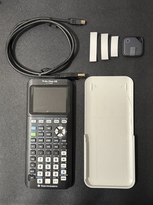 Full Set Texas Instruments TI-84 Plus CE Graphing Calculator + Tracker