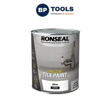 Ronseal 37683 One Coat Tile Paint White Satin 750ml