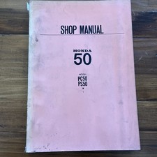 Shop Manual Honda 50 Model Pc 50 Ps 50 1968 