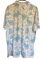 Hurley print polo men  s size Medium with 50 UPF sun protection - New with tags