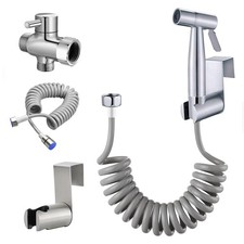 Handheld Bidet Sprayer for Toilet Kit,Adjustable Water Pressure,Stainless Ste...
