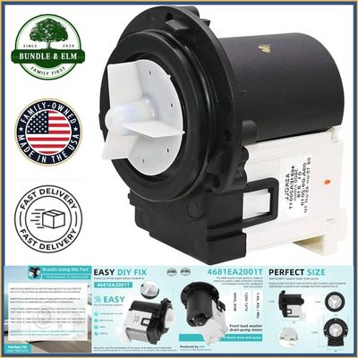 #ad #ad Drain Pump for Front Load Washers Engineered for Quick Water Removal $49.89