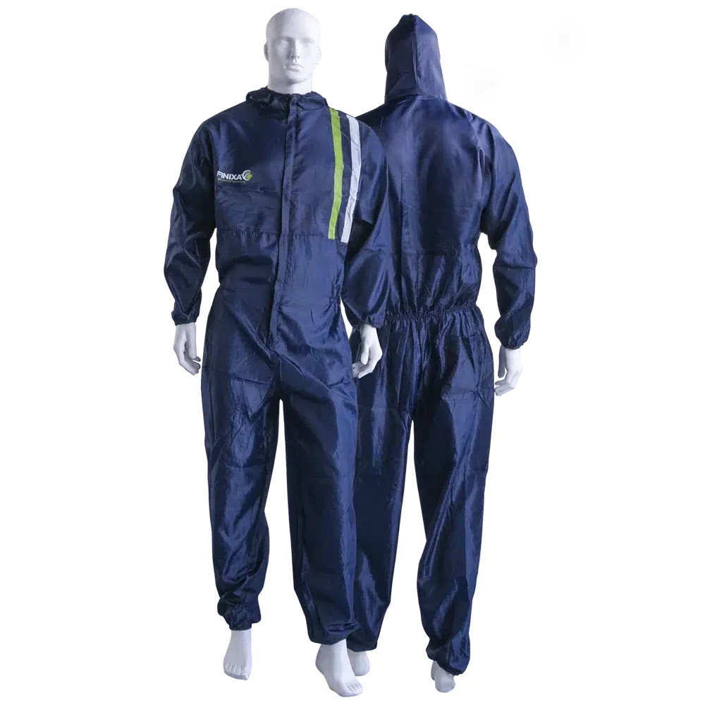Combinaison de peinture FINIXA bleu en polyester pour atelier et garage
