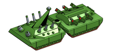 10 mm miniatures wargames. unpainted,  Ogre MK5, Battletech