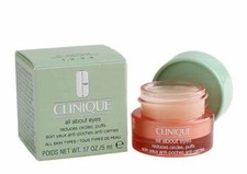 Clinique ALL ABOUT EYES Eye Cream Dark Circles/Puffs 5ml Travel Size New & Boxed