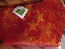 Weihnachts-und Winter Tischdecke Teflon beschichtet rot 160x220cm