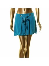 GUESS Womens Blue Tie Front Shorts Size: M