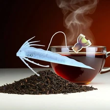 Oarfish Fish Shaped Assam Black Tea Teabags from Japan - Ocean Teabag