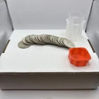 Kennedy Half Dollars 20 Full Roll of 40% Silver $10 Face Mixed Dates 1965-1969