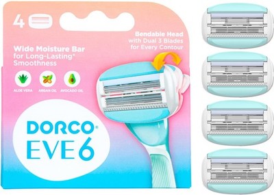 EVE6  for Women, 6 long-lasting blades for Eve6  [4 Refills] - 4