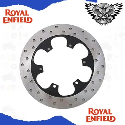 Plaque de disque arrière Royal Enfield pour 350/500 bullet 350/500 1010093/C ... - Photo 1/4