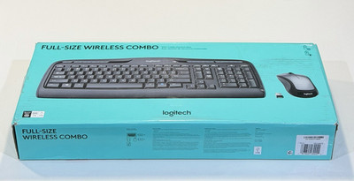 Logitech MK335 Wireless Keyboard Mouse Combo Full Size USB Receiver Open Box